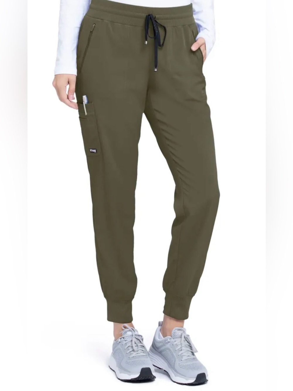 Grey’s Anatomy Barco Olive Green Jogger Scrub Pants - Women’s Medium